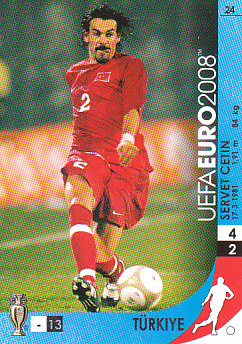 Servet Cetin Turkey Panini Euro 2008 Card Game #24
